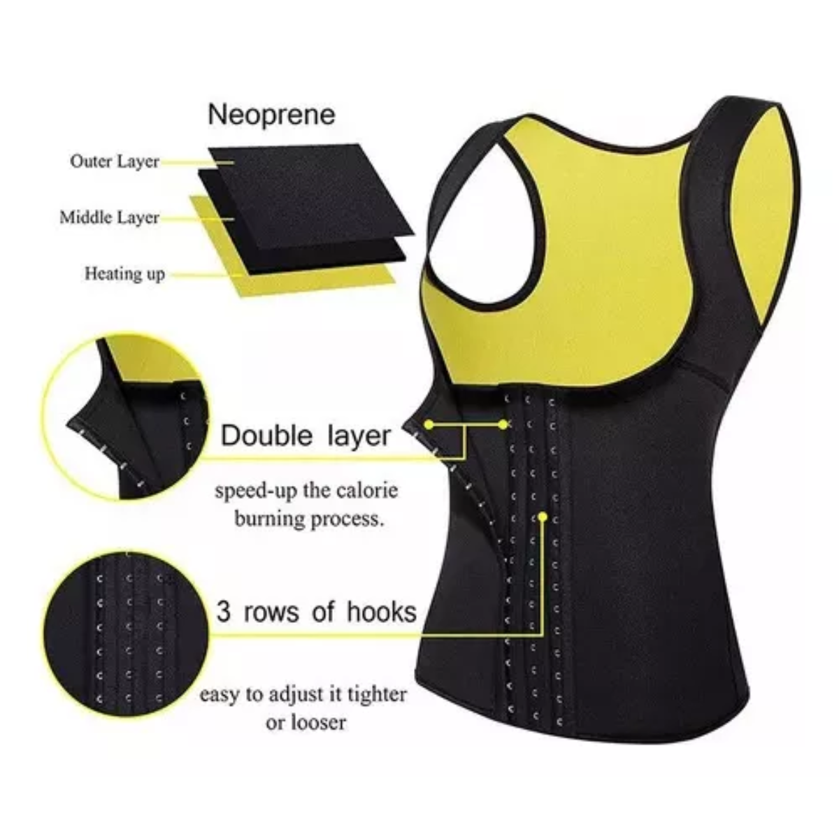 CAMISETA TÉRMICA REDUCTORA MUJER